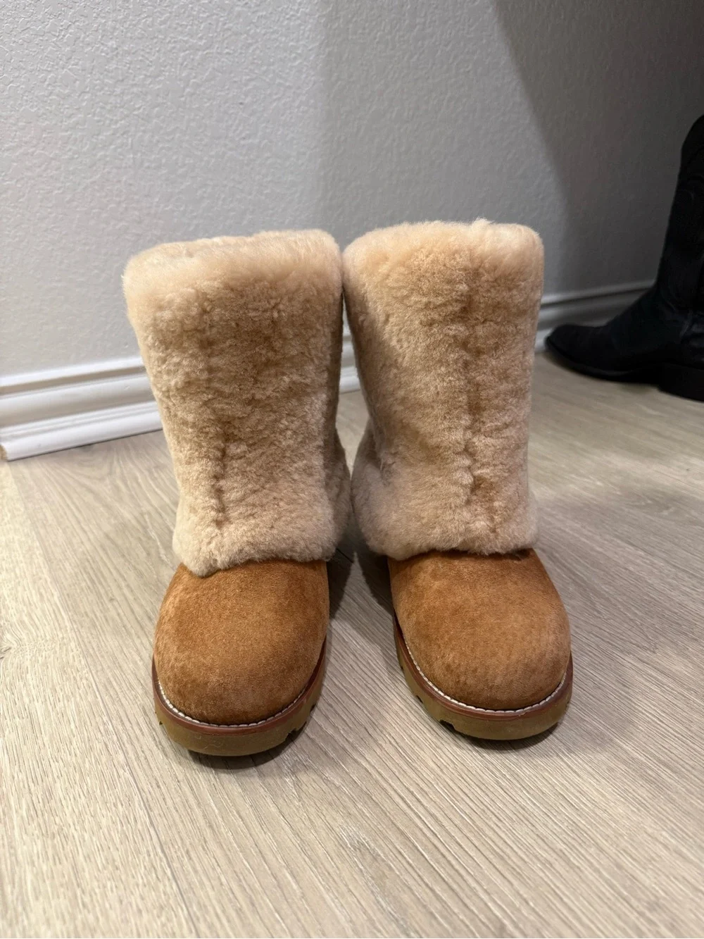 UGG Women's Chestnut Shearling Suede Winter Boots
